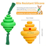 Durable Leakage Food Toy Silicone Dog Chew Toy - GreenFur