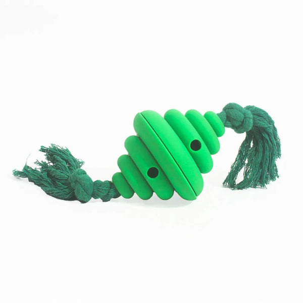 Durable Leakage Food Toy Silicone Dog Chew Toy - GreenFur