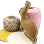 Durable Leather and Suede Dog Toy with Squeaker - GreenFur
