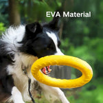 Durable Outdoor Dog Flying Disc Floating Dog Ring Toys - GreenFur