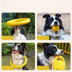 Durable Outdoor Dog Flying Disc Floating Dog Ring Toys - GreenFur