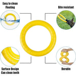 Durable Outdoor Dog Flying Disc Floating Dog Ring Toys - GreenFur