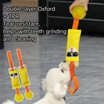 Durable Oxford TPR Tug - of - War Squeaky Dog Toy - GreenFur