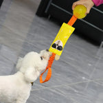 Durable Oxford TPR Tug - of - War Squeaky Dog Toy - GreenFur