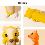 Durable Pet Latex Toys Otter Squeaky Chew Toy - GreenFur