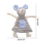 Durable Plush Dog Toy with Crinkle Paper and Animal Shape Design - GreenFur