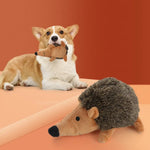 Durable Plush Hedgehog Shape Dog Toy - GreenFur