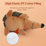 Durable Plush Hedgehog Shape Dog Toy - GreenFur