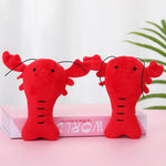 Durable Plush Sound Lobster Chew Toy for Dogs - GreenFur