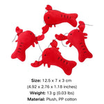 Durable Plush Sound Lobster Chew Toy for Dogs - GreenFur