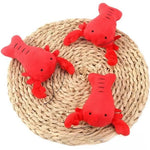Durable Plush Sound Lobster Chew Toy for Dogs - GreenFur