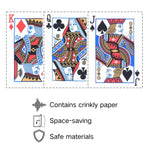 Durable Realistic Playing Cards Dog Toy with Crinkle Paper Sound - GreenFur