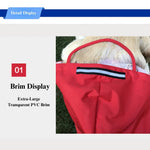 Durable Reflective Double Layer Pet Raincoat for Large Dogs - GreenFur