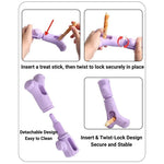 Durable Rotating Nylon Treat Holding Chew Dog Toy - GreenFur