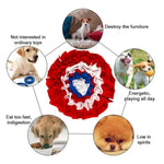 Durable Round Shape IQ Traning Pet Dog Snuffle Mat - GreenFur