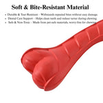 Durable Rubber Bone Chew Toy for Dogs - GreenFur