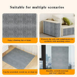 Durable Self - Adhesive Cat Toy Wall - Mounted Scratching Post - GreenFur