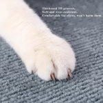 Durable Self - Adhesive Cat Toy Wall - Mounted Scratching Post - GreenFur