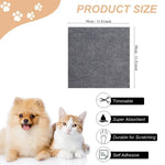 Durable Self - Adhesive Cat Toy Wall - Mounted Scratching Post - GreenFur
