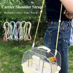 Durable Shoulder Strap for Parrot Travel Cage Detachable Carry Accessory - GreenFur