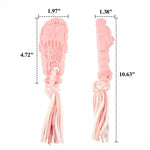Durable Slipper Shape Teeth - cleaning Rope Knots Toy For Dogs - GreenFur