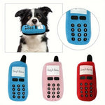 Durable Soft Squeaky Phone - Shaped Plush Dog Toy - GreenFur