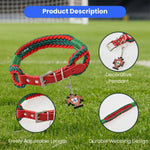 Durable Sporty and Comfortable Polyester FPF Woven Pet Collar - GreenFur