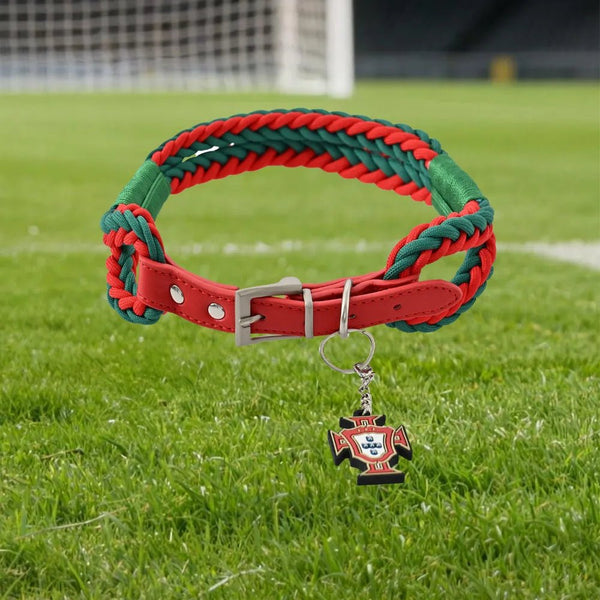 Durable Sporty and Comfortable Polyester FPF Woven Pet Collar - GreenFur