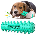 Durable Squeaky Chew Tooth Cleaning TPR Chewer Dog Toys - GreenFur