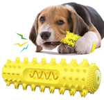 Durable Squeaky Chew Tooth Cleaning TPR Chewer Dog Toys - GreenFur