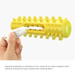 Durable Squeaky Chew Tooth Cleaning TPR Chewer Dog Toys - GreenFur