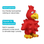 Durable Squeaky Chewable Turkey Latex Dog Toy - GreenFur