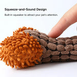 Durable Squeaky Pet Toys Corn Mop Bone Plush Dog Chew Toys - GreenFur