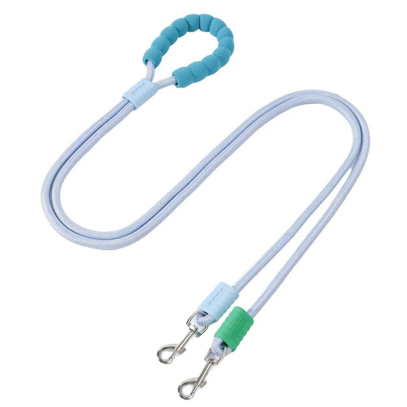 Durable Strong and Comfortable Nylon Dual Dog Leash for Two Dogs - GreenFur