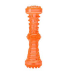 Durable Strong Squeaky Teething TPR Dog Dental Chew Toy - GreenFur