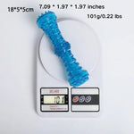 Durable Strong Squeaky Teething TPR Dog Dental Chew Toy - GreenFur