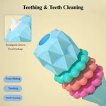 Durable TPR Dog Chew Toy Vase Shape Interactive Training Toy - GreenFur