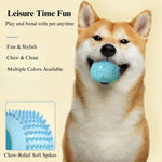 Durable TPR Monkey Ring Chew Toy for Dogs - GreenFur
