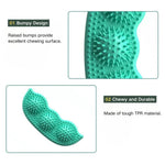 Durable TPR Raised Bumps Design Beans Dog Tough Chew Toys - GreenFur