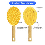 Durian Pet Grooming Brush TPR Hair Removal Massager for Cats - GreenFur