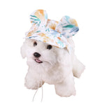 Ear Hole Design Outdoor Cat Dog Hat Summer Sun Cap - GreenFur