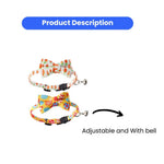 Easter Egg Rabbit Carrot Cute Easter Cat Collar with Bow Tie - GreenFur