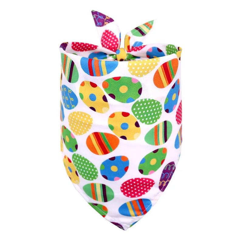 Easter Pet Bandana Dog Holiday Bib Cute Soft Comfortable Festive Accessory - GreenFur