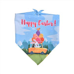 Easter Reversible Dog Bandana Scarf Cute Soft Pet Accessory Festive Pet Bib - GreenFur