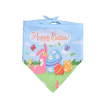 Easter Reversible Dog Bandana Scarf Cute Soft Pet Accessory Festive Pet Bib - GreenFur
