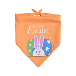 Easter Reversible Dog Bandana Scarf Cute Soft Pet Accessory Festive Pet Bib - GreenFur