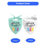 Easter Themed Cute Soft Comfortable Dog Bandana Pet Bib for Holiday - GreenFur