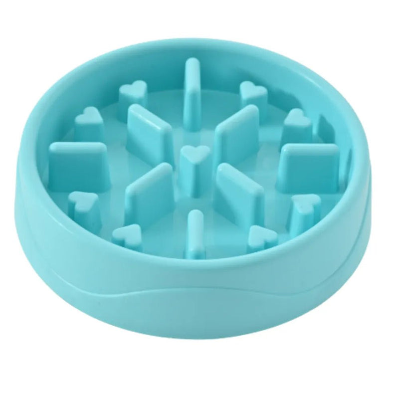 Easy Cleaning Dog Food Bowl Pet Slow Feeder Bowl - GreenFur