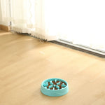 Easy Cleaning Dog Food Bowl Pet Slow Feeder Bowl - GreenFur