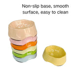 Easy to Clean Melamine Pet Bowl with Non - slip Base - GreenFur